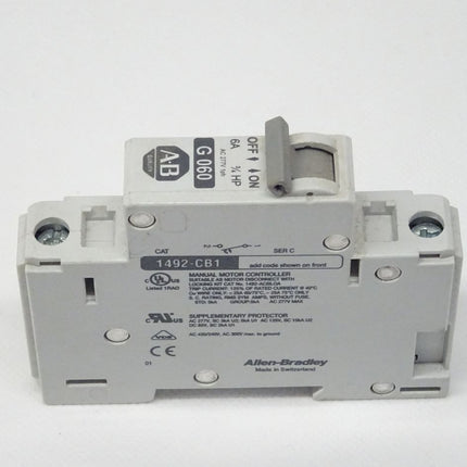 Allen Bradley 1492-CB1G060 Ser. C Schutzschalter 1492CB1G060 / 6A / 3/4HP