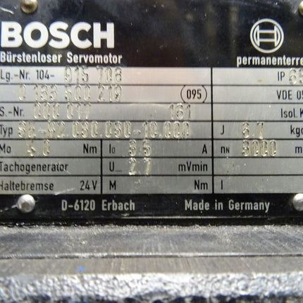 Bosch SE-B2.030.030-10.000 Bürstenloser Servomotor  3000 Rpm