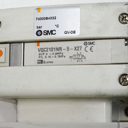 SMC Bus Modul EX245-SPR1-X165 + Input Block EX245-DX1-X36 + Valve VQC2101NR-5-X27