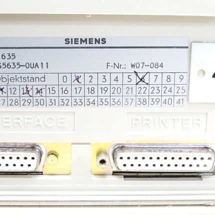 Siemens PG635 6ES5635-0UA11 6ES5 635-0UA11