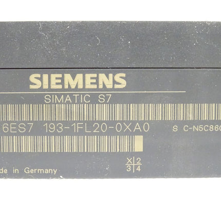 Siemens 6ES7193-1FL20-0XA0 Zusatzklemme 6ES7 193-1FL20-0XA0 NEU-OVP