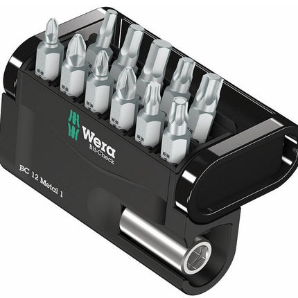 Wera 05057424001 Bit-Check 12 Metal 1 12-teiliges Set