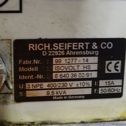 Seifert ISOVOLT HS 66403602/91 3NPE 400/230V 160kV Gleichspannungs-Industrie-Röntgengerät