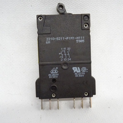 E-T-A SVS03-20 C10 Adapter-P10 Stromverteilungssystem bestückt