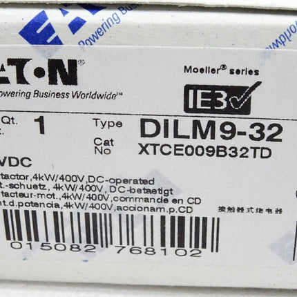 Eaton Leistungsschütz DILM9-32 XTCE009B32TD XTCEXFCC22 DILM32-XHI22 DILM9-10 / Neu OVP