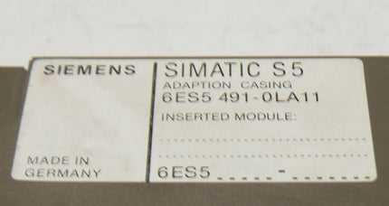 Siemens 6ES5491-0LA11 Adaption Casing 6ES5 491-0LA11