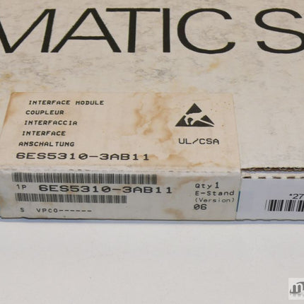 NEU-OVP Siemens 6ES5310-3AB11 Interface Modul Anschaltung 6ES5 310-3AB11 E:06