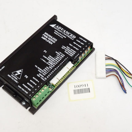 Advanced Motion Controls Brushless PWM Servo Amplifier BE12A6