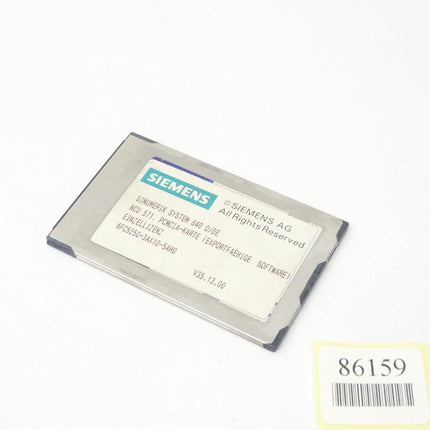 Siemens Sinumerik System 840 D/DE PCMCIA-Karte / 6FC5250-3AX10-5AH0 v35.13.00