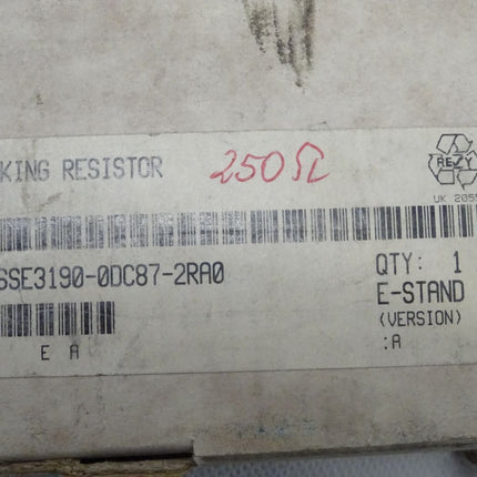 Siemens 6SE3190-0DC87-2RA0 / 6SE3 190-0DC87-2RA0 Bremswiderstand OVP