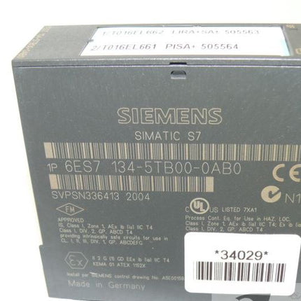 Siemens 6ES7134-5TB00-0AB0 / 6ES7 134-5TB00-0AB0 / 6ES7 134-5TB00-0AB0