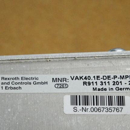 Bosch Rexroth Tastatur VAK40.1E-DE-P-MPNN R911311201-201 / Neuwertig OVP