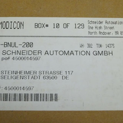 Schneider Automation TSX Compact NUL 200/AS-BNUL-200