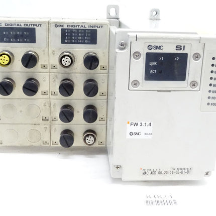 SMC Bus Modul EX245-SPR1-X165 + Input Block EX245-DY1-X37 + Input Block EX245-DX1-X36