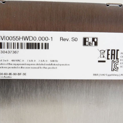 B&R Acopos Multi I0055D 8BVI0055HWD0.000-1 Rev S0 + Einsteckmodul AC0122 8BAC0122.000-1 / Neu OVP