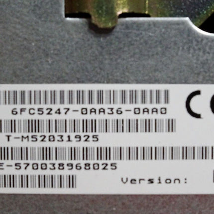 Siemens 6FC5247-0AA36-0AA0 Panel OP031 6FC5203-0AB11-0AA2 MMC103 6FC5210-0DA21-2AA1 + 6FC5247-0AA02-1AA0