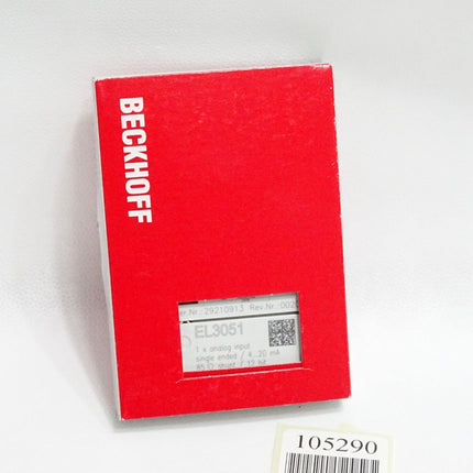 Beckhoff EL3051 Rev. 0020 analoge Eingangsklemme  / Neu OVP