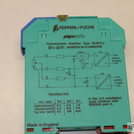 Pepperl+ Fuchs ZG16/Ex Potentiometer