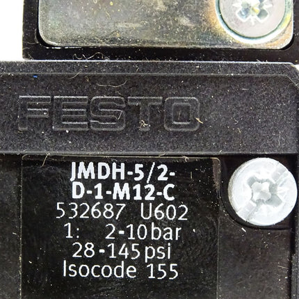 Festo JMDH-5/2-D-1-M12-C / 532687 / 2-10bar