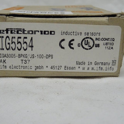 IFM Electric IG5554 efector 100 induktiver Sensor neu-OVP