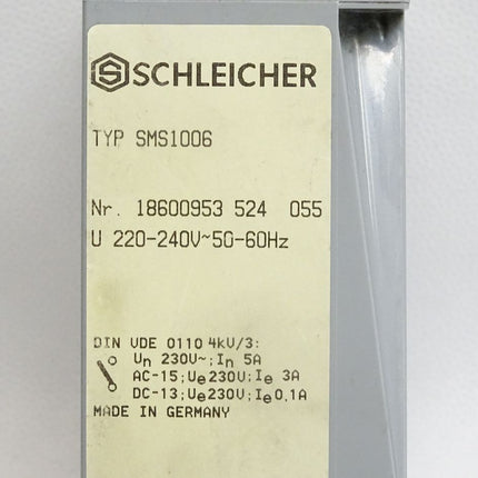 Schleicher SMS1006 Meß- & Überwachungsrelais