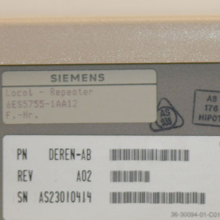 Siemens 6ES5755-1AA12 Repeater Simatic S5 6ES5 755-1AA12 NEU