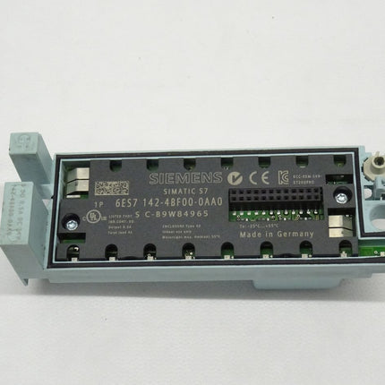 Siemens 6ES7142-4BF00-0AA0 Simatic S7 6ES7 142-4BF00-0AA0 Anschlussmodul inklusive A5E00995501