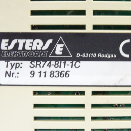 Esters SR74-8/1-1C Temperatur Controller / Thermostat