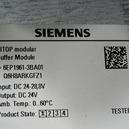 Siemens Sitop modular 6EP1961-3BA01 / Unbenutzt mit Lagerspuren