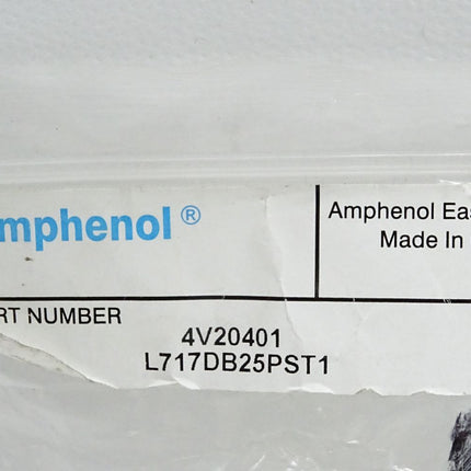 Amphenol 4V20401 L717DB25PST1 D-Sub-Standard-Steckverbinder / Neu OVP