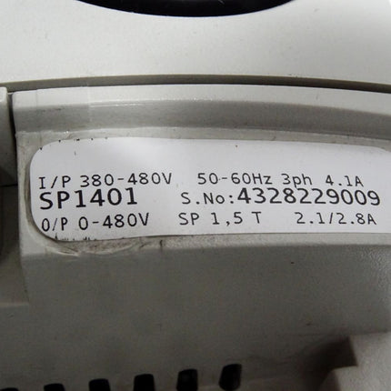 Emerson Control Techniques Unidrive SP SP1401 + SM-Applications Plus STDW10 + SM-Profinet STDW05 + Schaffner FS6008-10-07