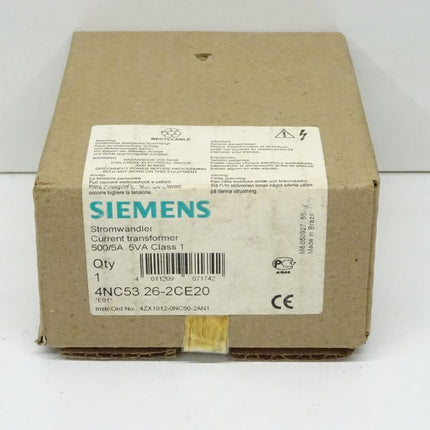 Siemens 4NC5326-2CE20 /  4NC 5326-2CE20 Stromwandler