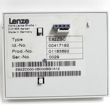 Lenze Keypad Bedienfeld Panel E82ZBC 00417192  01183892 - Maranos.de