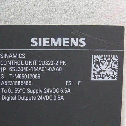 Siemens Sinamics Control Unit CU320-2 PN 6SL3040-1MA01-0AA0