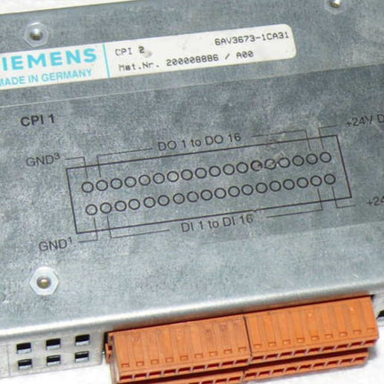 Siemens Simatic Panel Interface 6AV3673-1CA31 f. OP27/37/TP27-10/37 16 EIN- /AUS