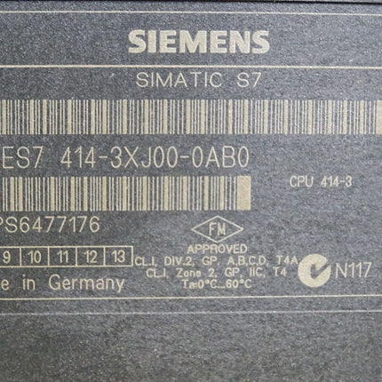 Siemens S7-400 CPU 414-3 6ES7414-3XJ00-0AB0 6ES7 414-3XJ00-0AB0