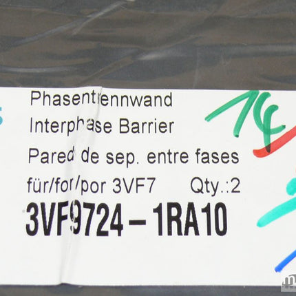 NEU/OVP Eaton Interphase Barrier Kit Cat.No. 1PB4 4214B16G01 für 3VF9724-1RA10