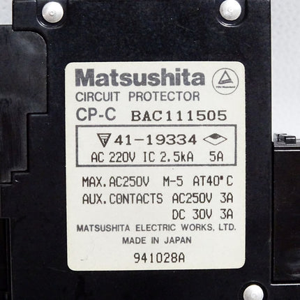 Matsushita CP-C Schutzschalter