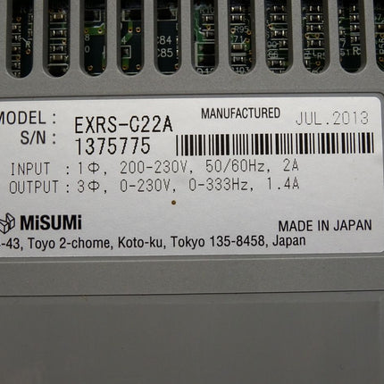 Misumi EXRS-C22A Controller