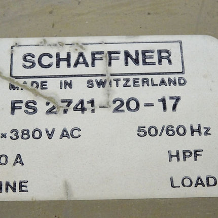 Schaffner FS2741-20-17 3x380VAC 20A