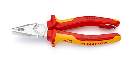 Knipex 03 06 180 VDE-Kombizange mit Mehrkomponenten Hüllen 0306180