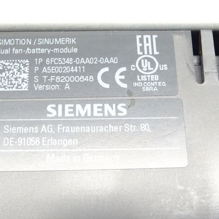 Siemens 6FC5372-0AA01-0AA1 / 6FC5 372-0AA01-0AA1 Sinumerik 840D NCU 720.2PN