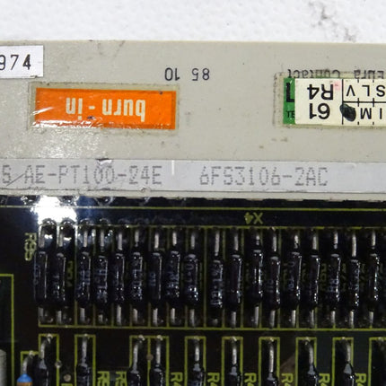 Siemens 6FS3106-2AC SIMOS AE-PT100-24E // 6FS3 106-2AC