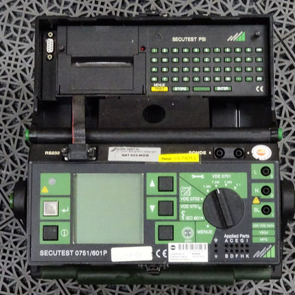 Gossen Metrawatt Camille Bauer VDE/Sicherheits-Tester Schutzleiter-Prüfgerät Secutest 0751/601P PSI