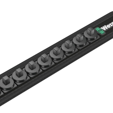 Wera 05003891001 Belt A 1/4 Zoll (Textilgurt), 9-teilig, unbestückt