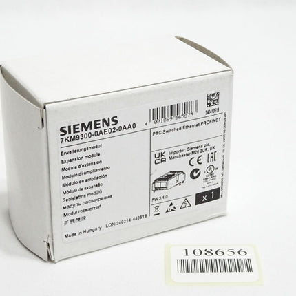 Siemens Erweiterungsmodul 7KM9300-0AE02-0AA0 / Neu OVP