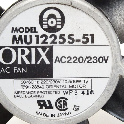 Orix MU1225S-51 Lüfter