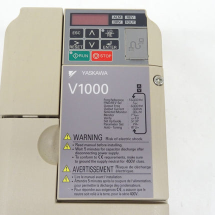 Yaskawa V1000 CIMR-VUBA0006EAA Frequenzumrichter 200V / 1 Phase / 6A / 5A