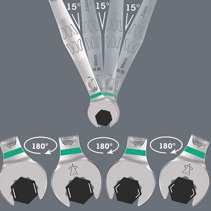 Wera 05020501001 Joker 21 Ringmaulschlüssel 6003
