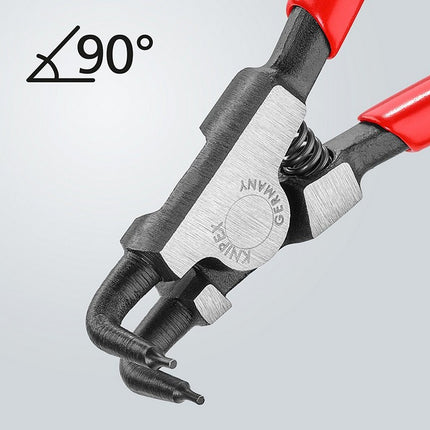 KNIPEX 4621A11 Sicherungsringzange gebogen A11 außen 125mm 10-25mm